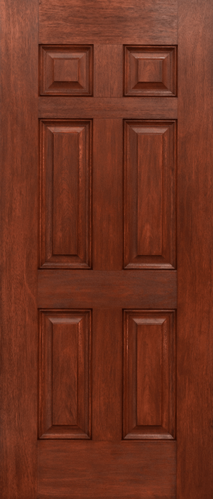 Classic Mahogany 6-Panel - M247 - MASTERGRAIN Door