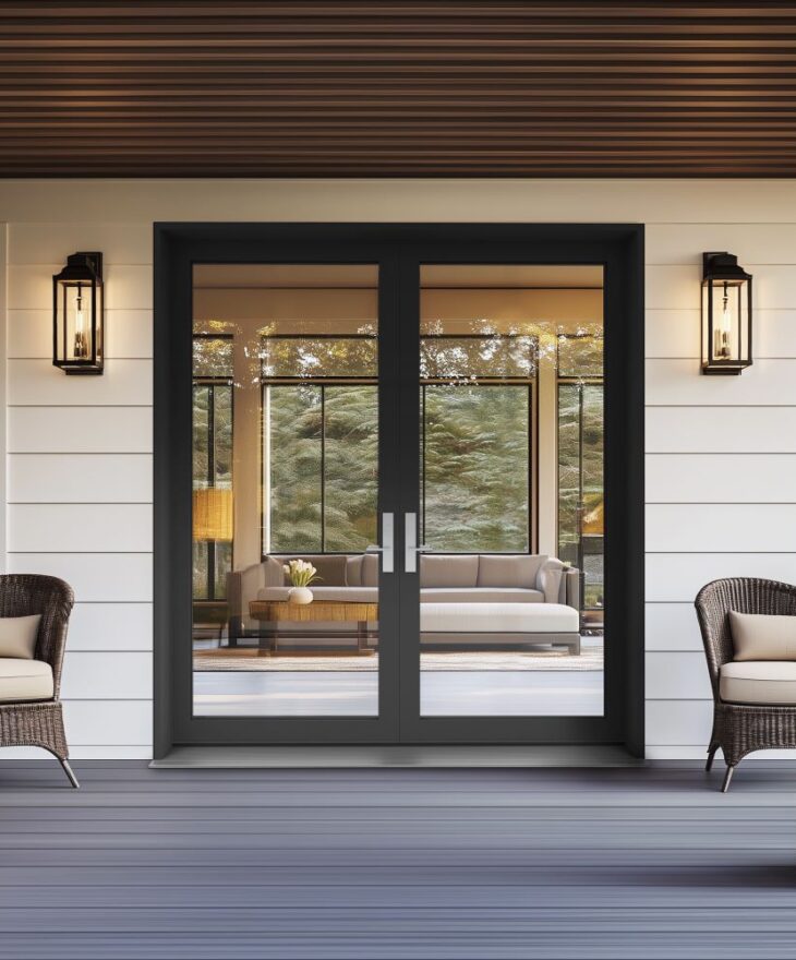 FC Sile and Rail Door - Swinging Patio Door - MASTERGRAIN Exterior Door