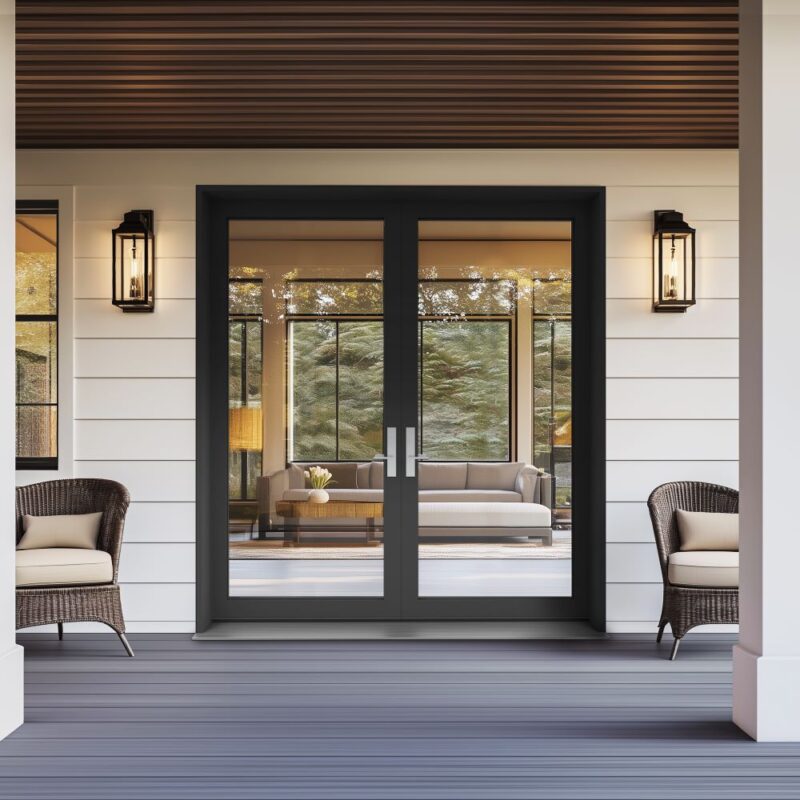 FC Sile and Rail Door - Swinging Patio Door - MASTERGRAIN Exterior Door