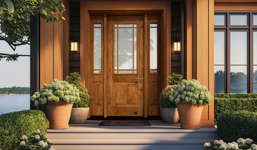 MASTERGRAIN Fiberglass Knotty Alder Door, KA165
