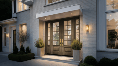 MASTERGRAIN Double Entry Fiberglass Door